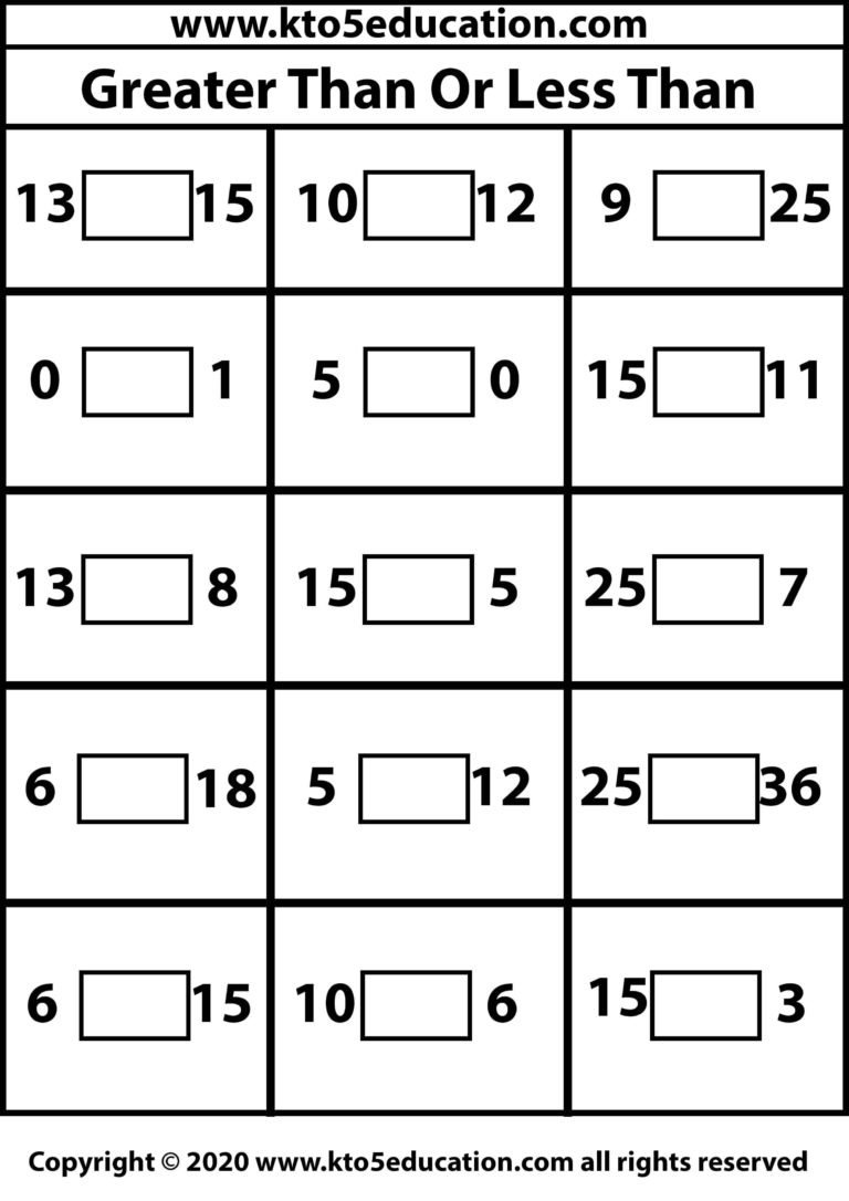 number sense kto5education free lesson resources for pre to class 5