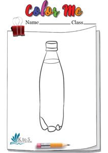 Bottle Coloring page worksheet 5 1