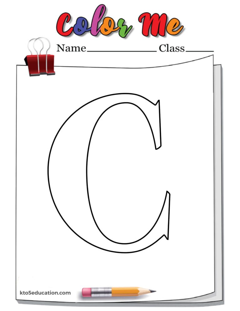 Latter C Outline Worksheet