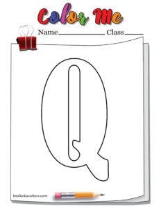 Latter Q Outline Worksheet