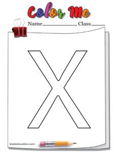 Latter X Outline Worksheet