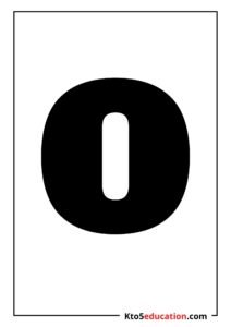 Free Printable Letter O Silhouette