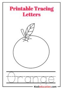 Free Printable Tracing Letter O worksheet