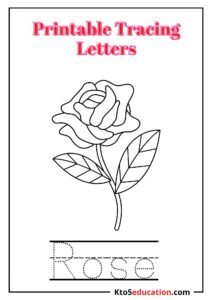 Free Printable Tracing Letter R worksheet