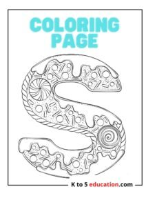 Free Printable S Coloring Page worksheet