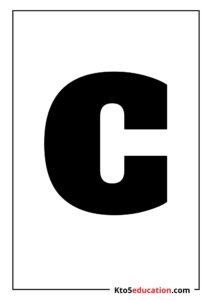 Free Printable Letter C Silhouette