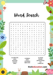 Free Ward Search Game worksheet