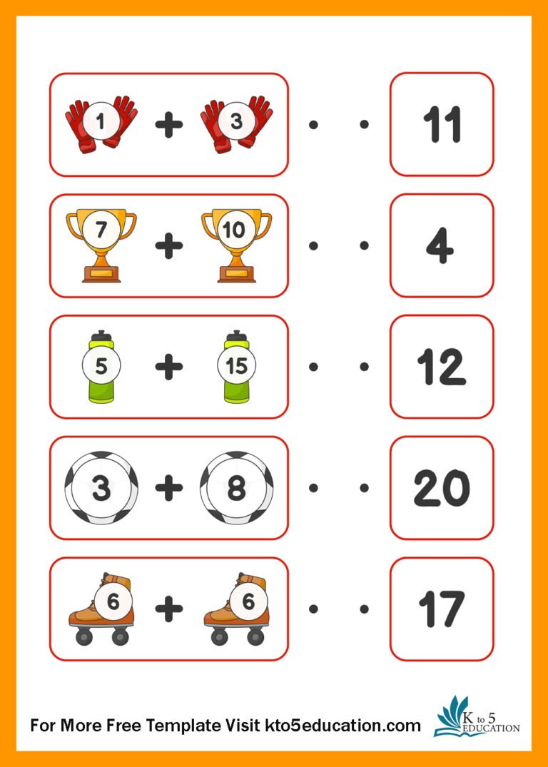 Free Count and match number Worksheet