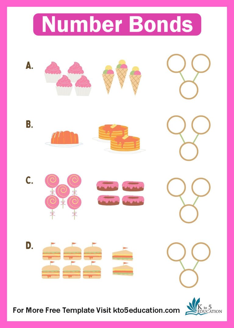 Free Number Bonds Worksheet