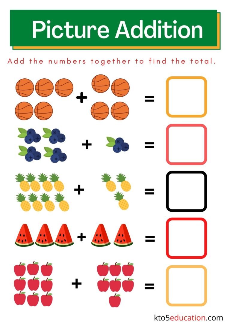 Free Practice Addition Worksheets