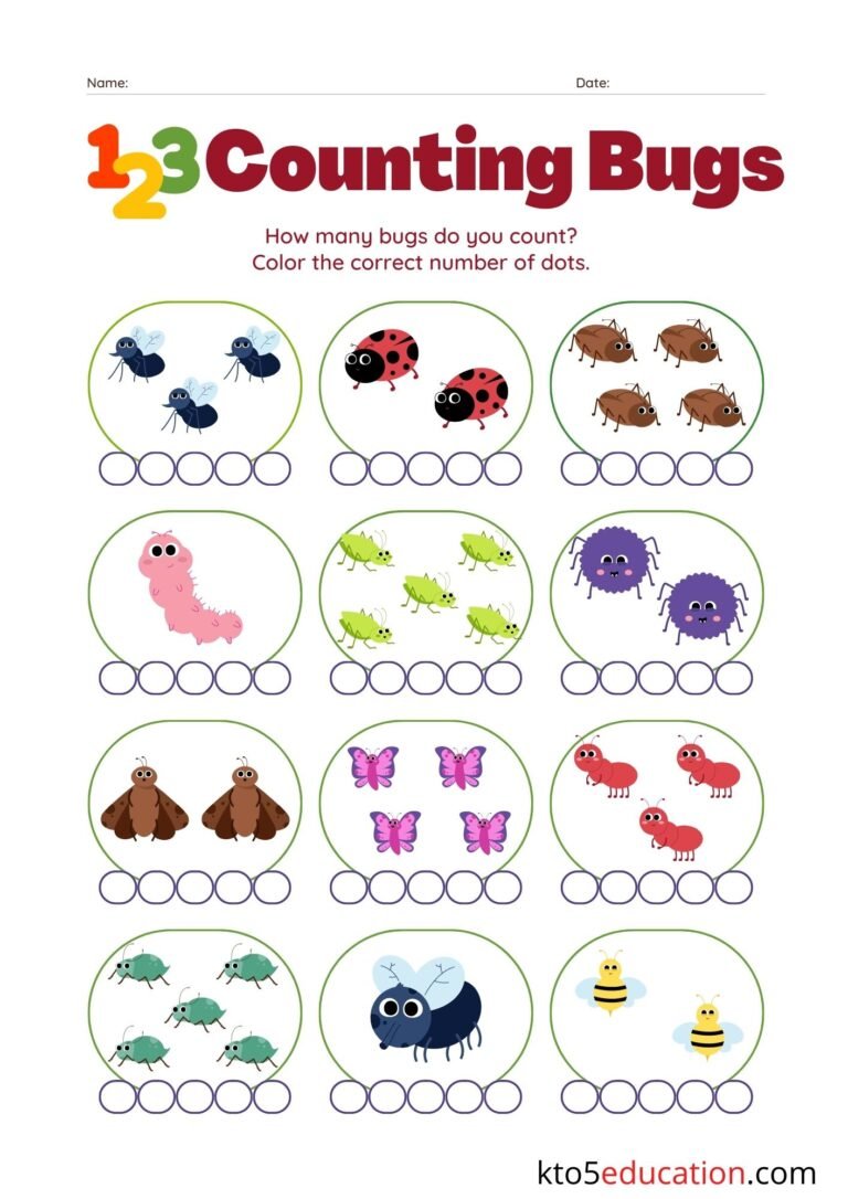 Free Practice Counting Worksheet