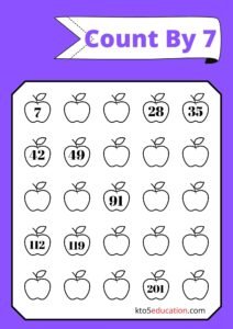Skip Count By 7 Worksheet For 2nd Grade