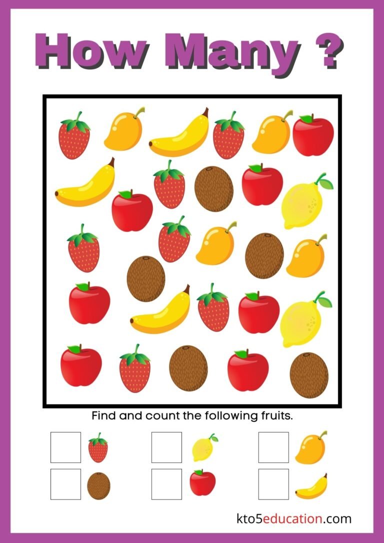 Printable Much Many Worksheet