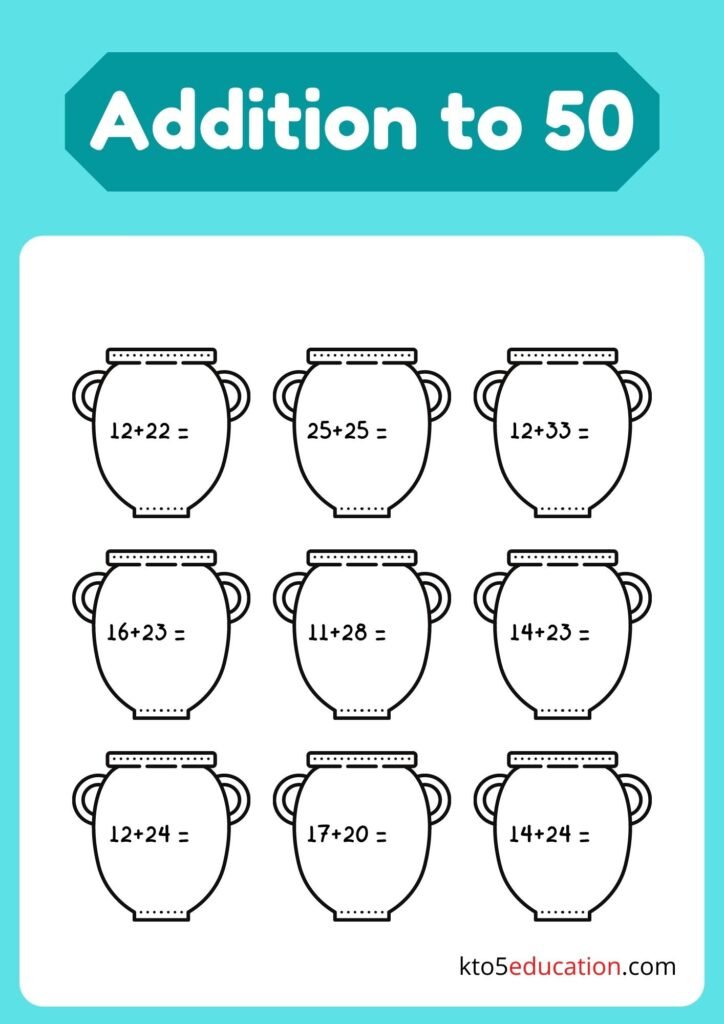 addition-to-50-worksheets-free