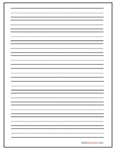 Blank Handwriting Paper For 1st Grade