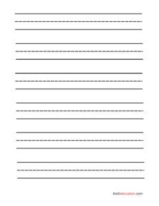 Cursive Handwriting Paper