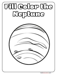 Fill Color The Neptune Worksheet