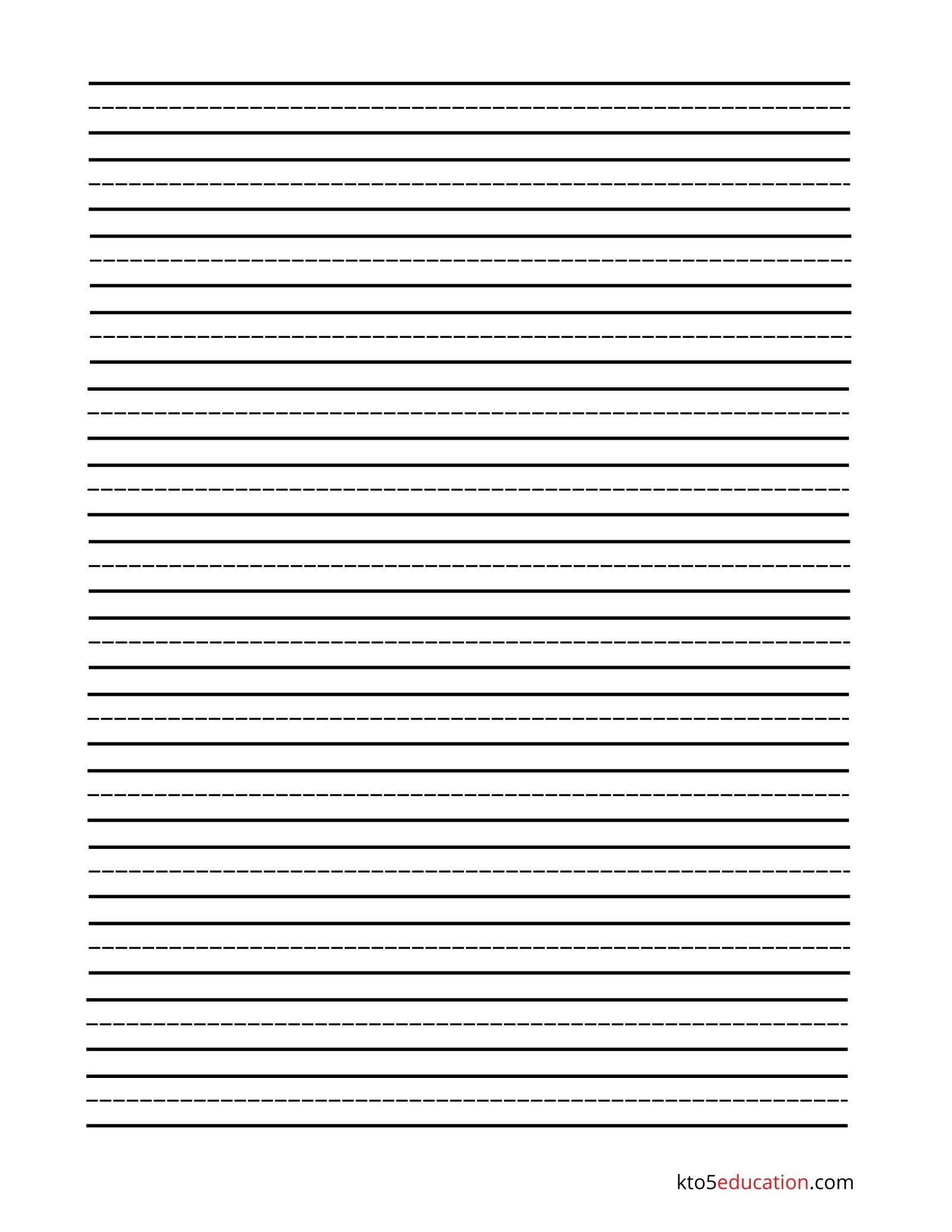 Paper With Lines For Handwriting