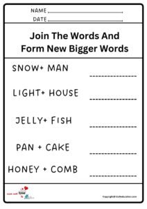 Join The words And Form The New Bigger Words Worksheet 2