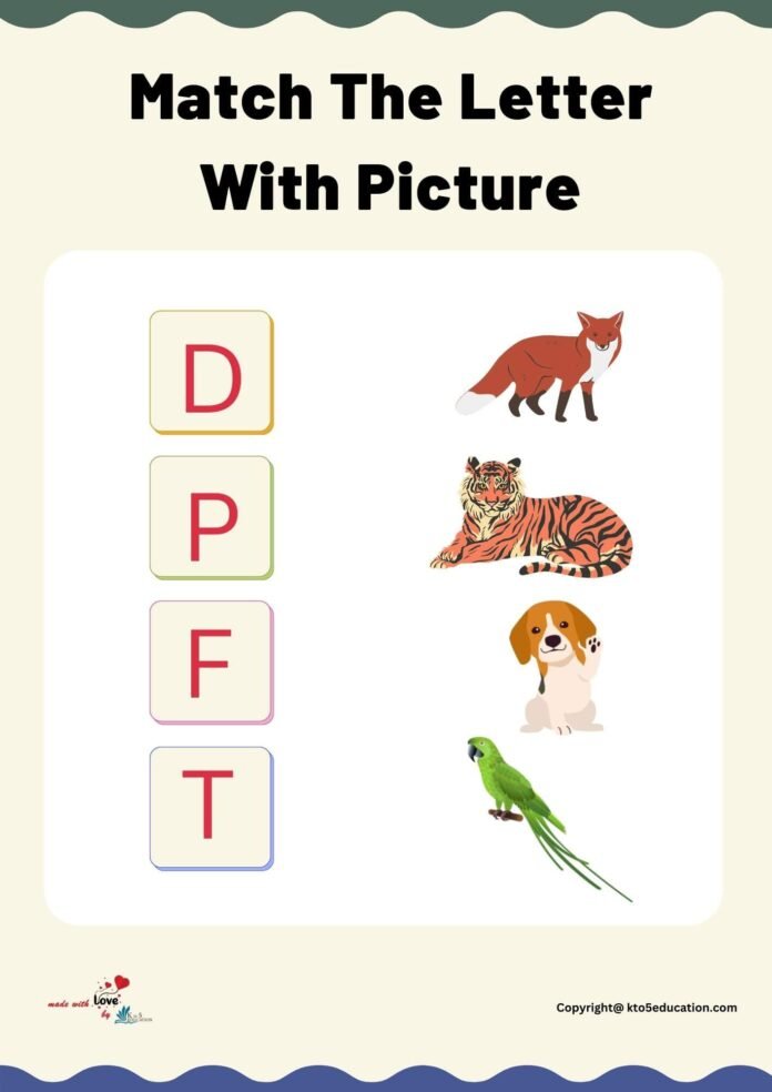Match The Letter With Picture