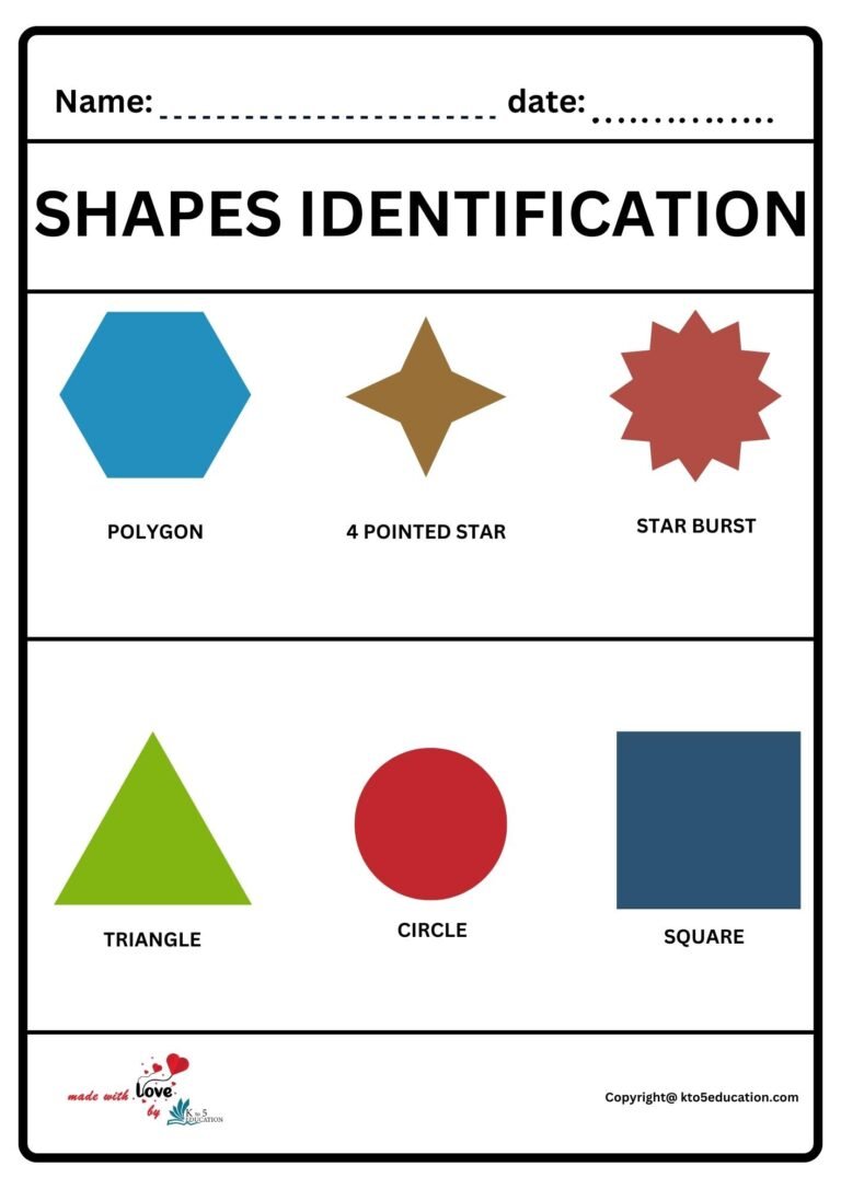 Shapes Identification Worksheet 2 | FREE Download