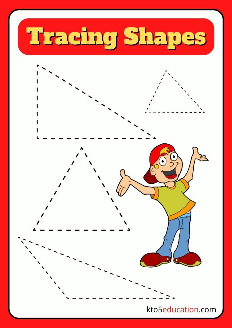 Tracing Worksheets Shapes | FREE Download