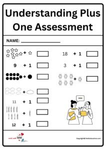 Understanding Plus One Assesment Worksheet