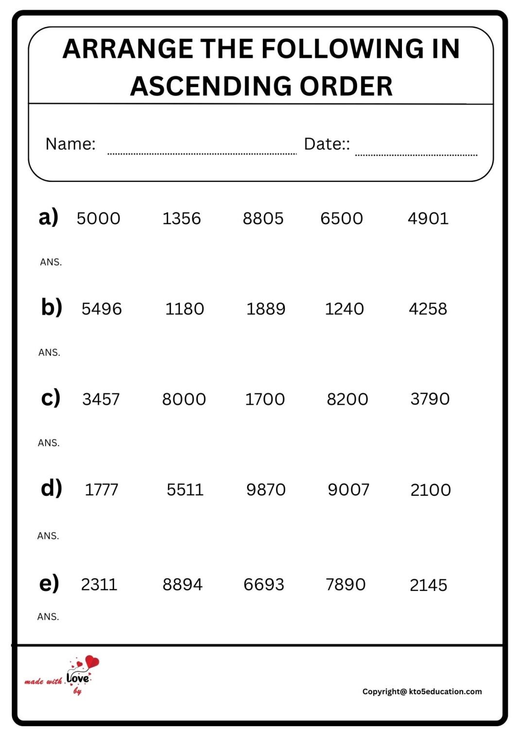 arrange-the-following-in-ascending-order-worksheet-free