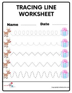 Tracing Lines Worksheets For 3 Year Olds PDF Download