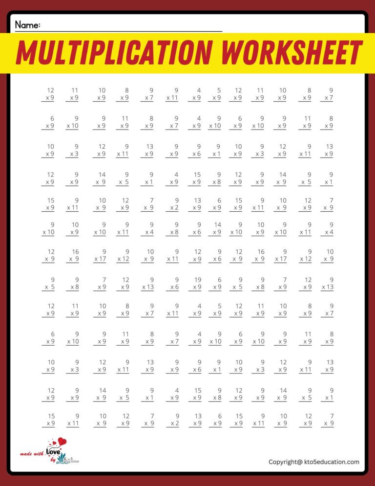 13×13 Multiplication Worksheet V6 | FREE Download