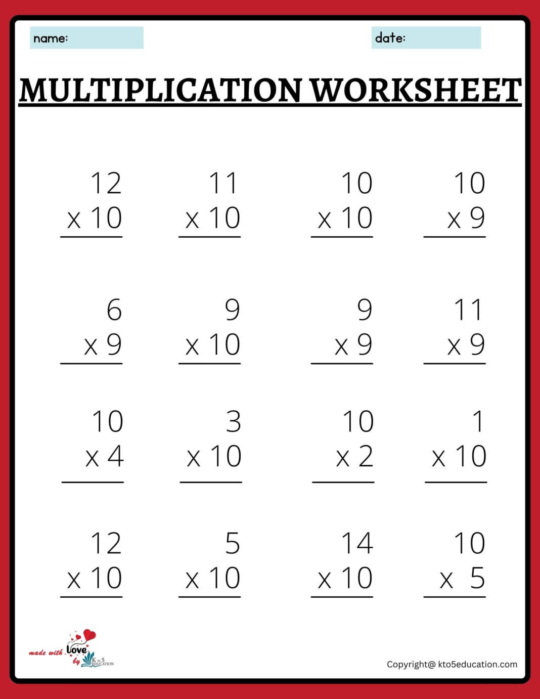 Roman Numerals Ascending Ordering Worksheets 1 to 20