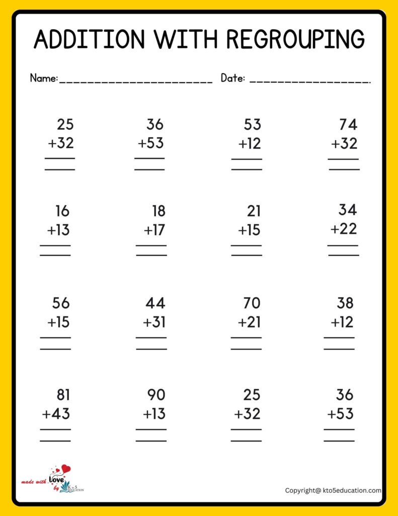 addition-regrouping-worksheets-free-download
