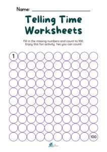 Find Missing Number Hundred Worksheet