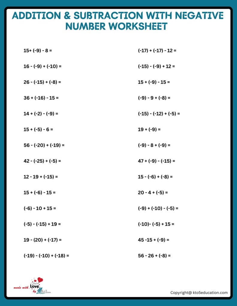 addition-and-subtraction-of-mixed-numbers-worksheets