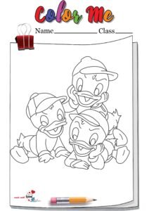 Baby Donald Duck Coloring Pages