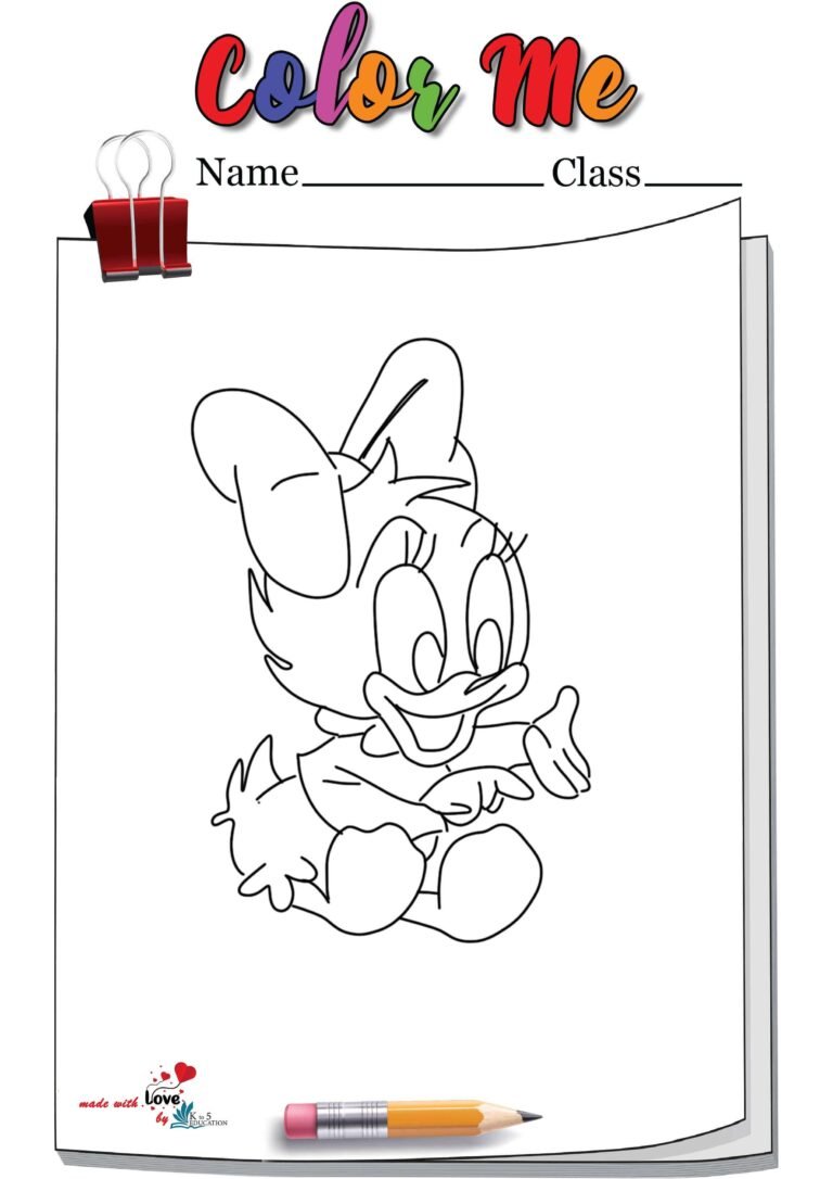 Baby Donald Duck Coloring Pages | FREE Download