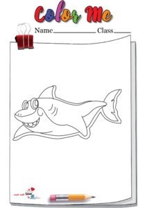 Baby Shark Free Coloring Pages