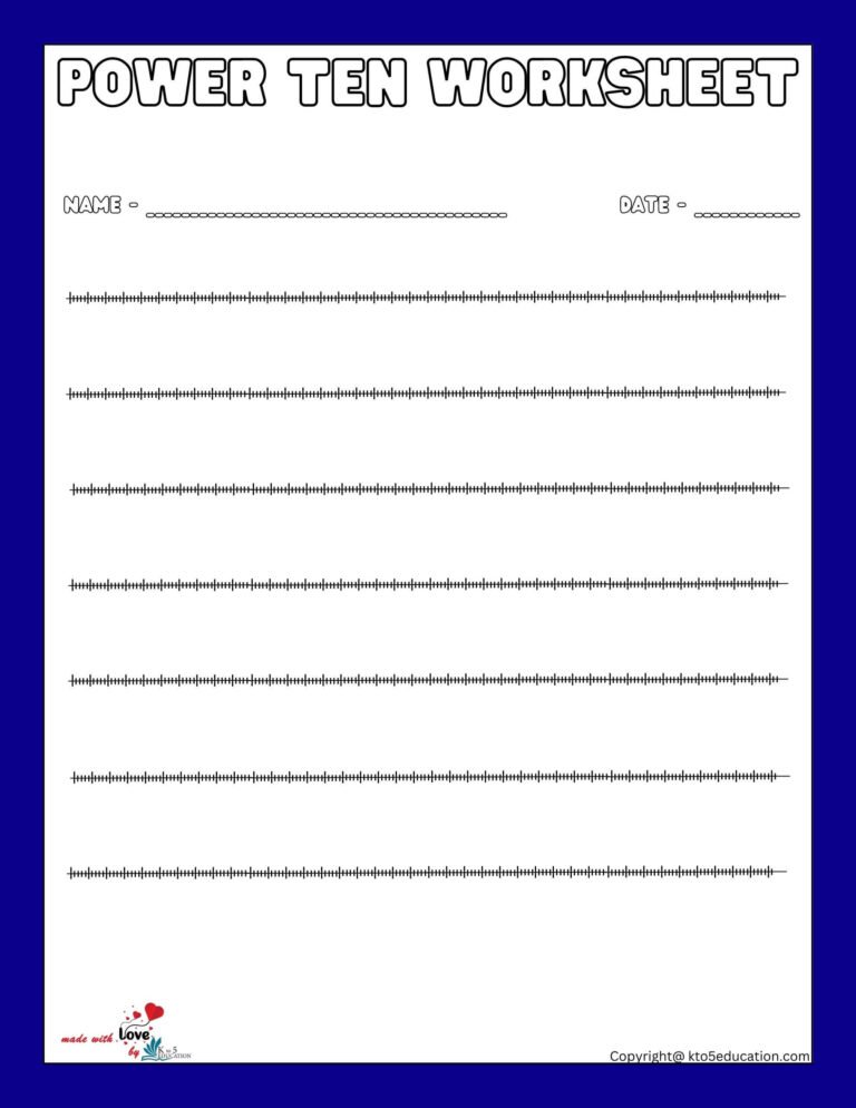 Blank Number Lines Worksheet 1-200 | FREE Download