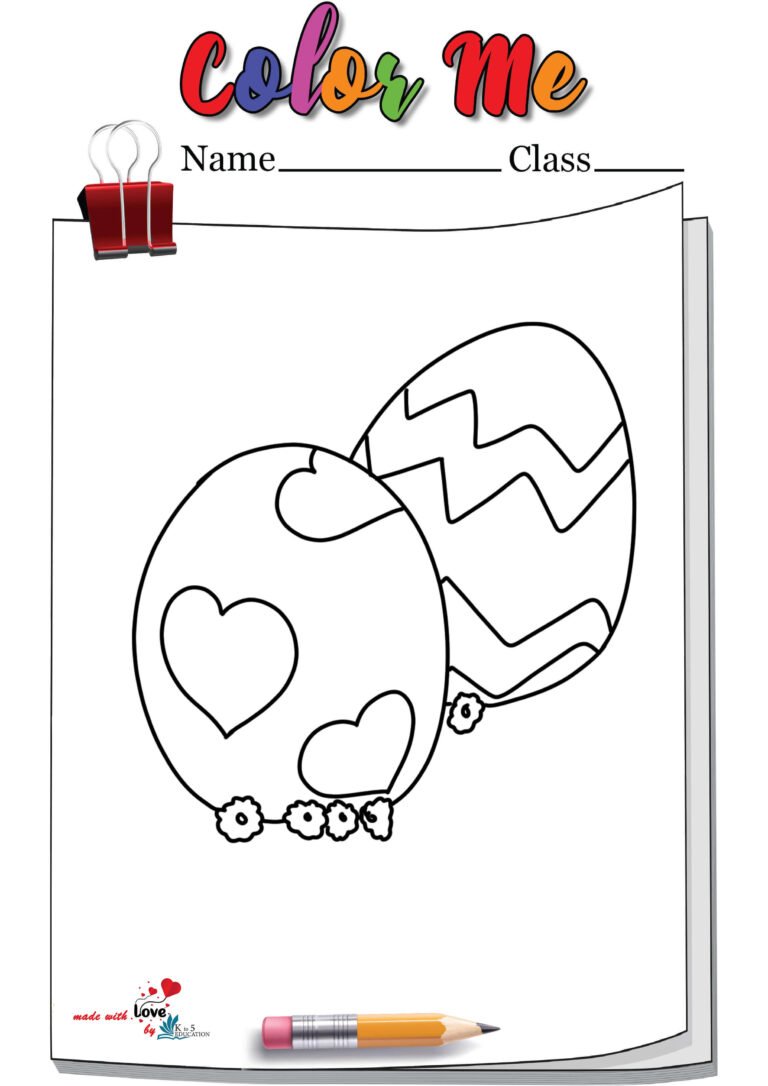 Coloring Adult Easter Egg Hunt Coloring Page | FREE Download