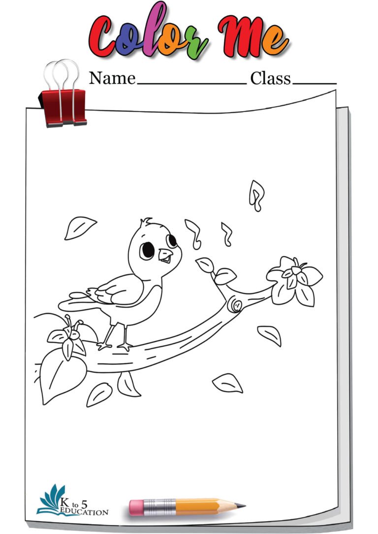 Coloring Book For Jasmin Bird | FREE Download