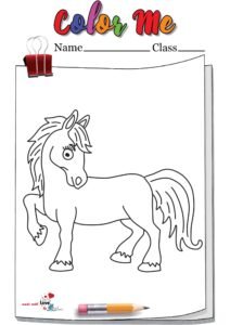 Coloring Book Pages Horses