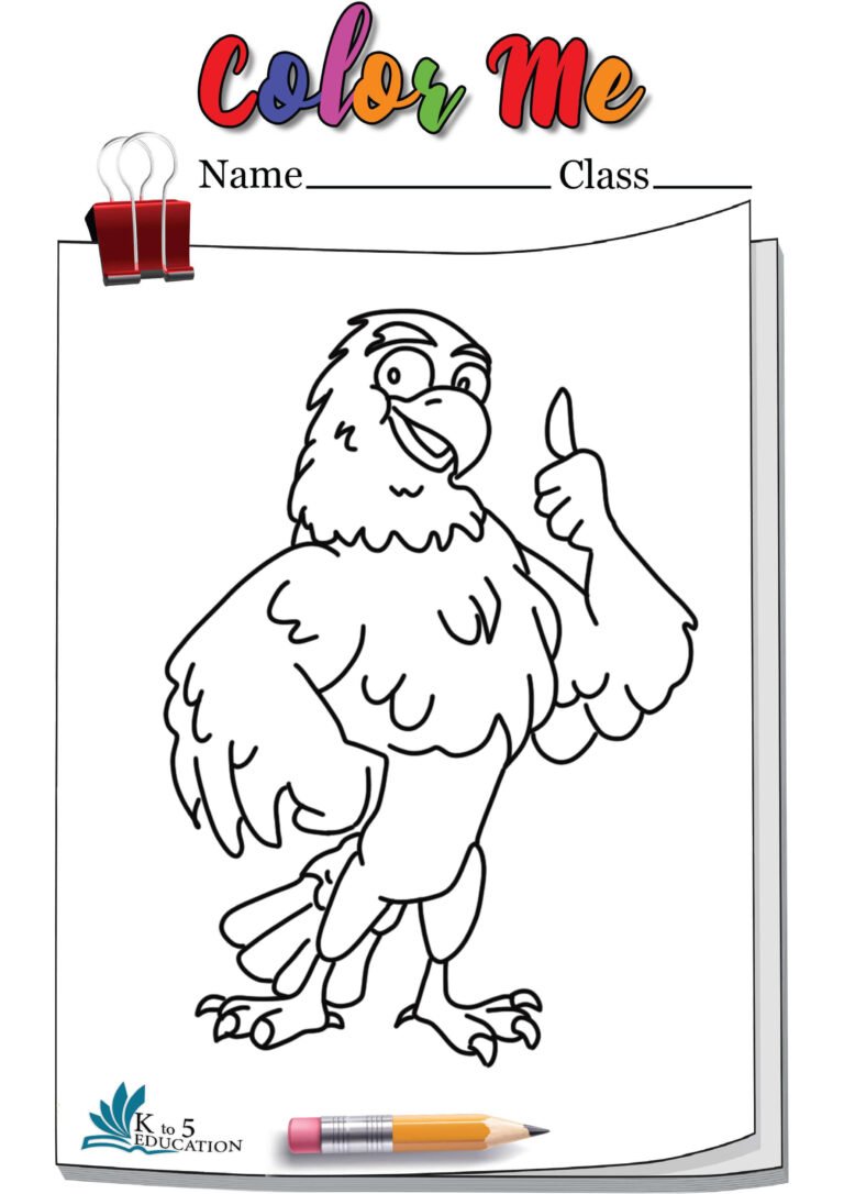 Coloring Eagle Pages For Kids | FREE Download