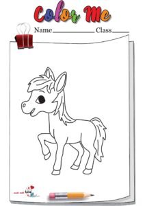Coloring Pages For Kids Horse