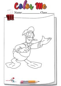 Coloring Pages Of Donald Duck