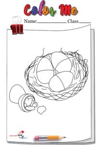 Creative Indoor Easter Egg Hunt Coloring Page