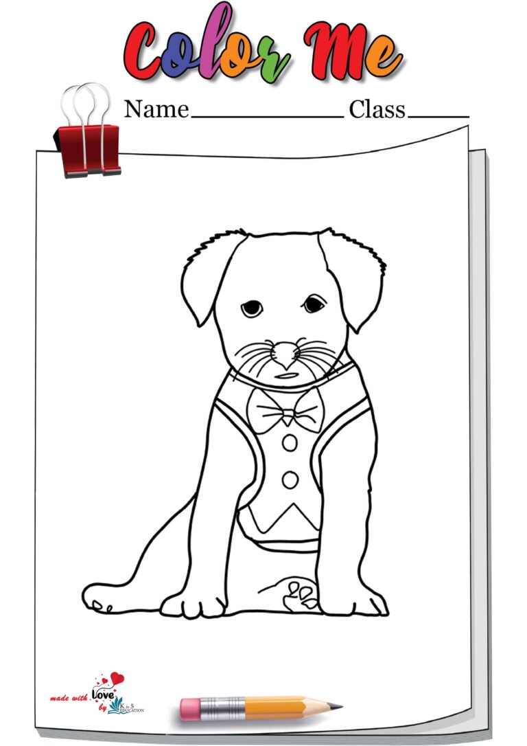 Dog Coloring Page | FREE Download