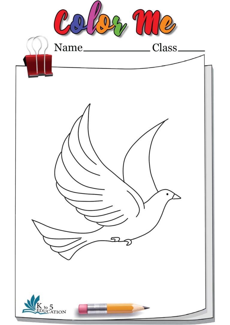 Dove Coloring Page | FREE Download