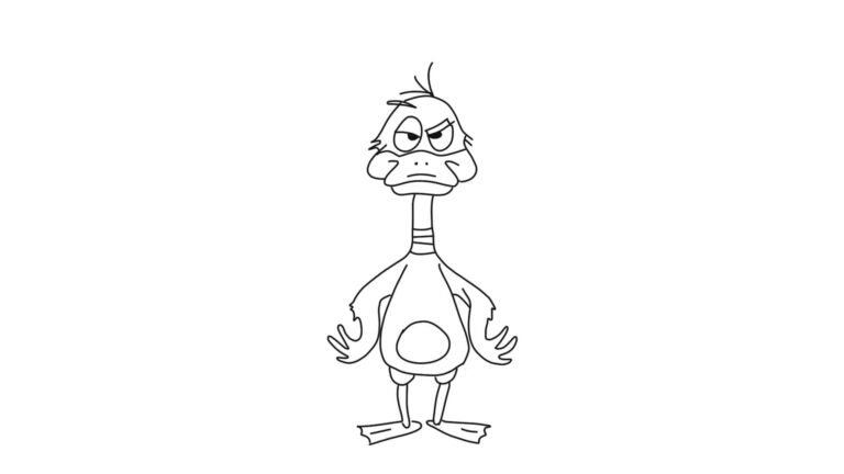 Duck Coloring Pictures To Print