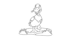 Duck Pictures To Color Free