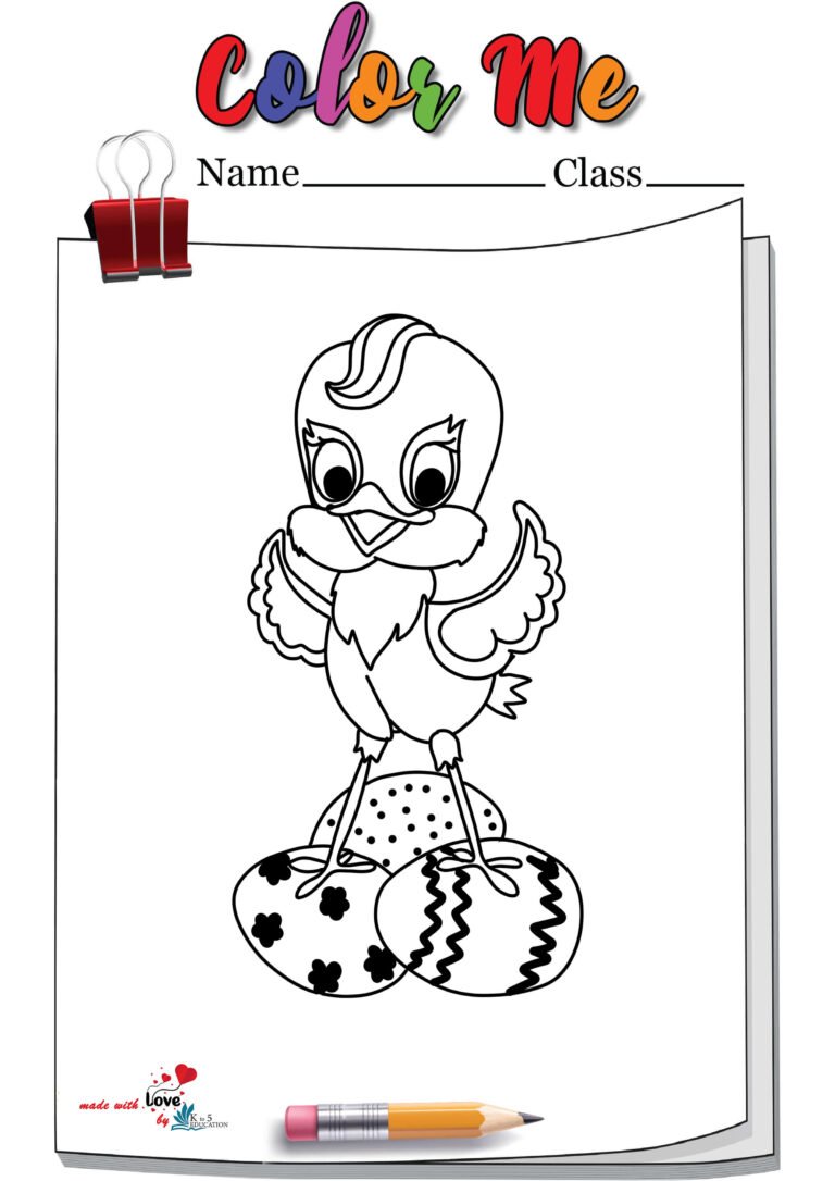 Easter Chick Coloring Pages | FREE Download